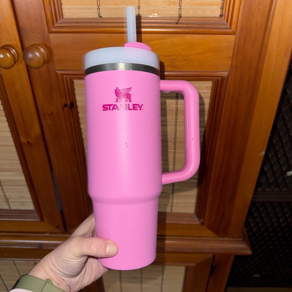 Stanley Pink Tumbler with Handle